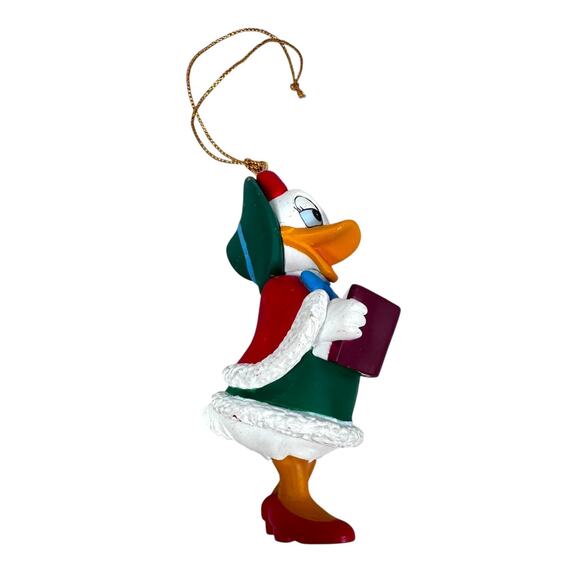 Vintage Daisy Duck Caroling Christmas Ornament Hanging Holiday Decor Collectible - Picture 4 of 8
